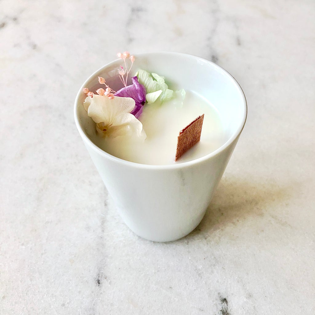 Bougie Fleurie Jardin d'Été - Petite