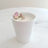 Bougie Fleurie à la Rose - Petite - Flower Candle - Dried Flowers - Bougie Fleurie - Bougie Bio Vegan - Bougie Paris Organic Cocoon