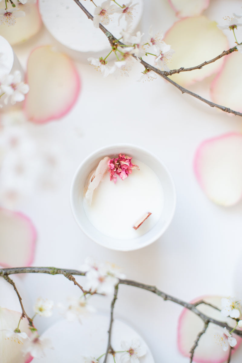 bougie fleurie bot Kot Tchouk Jé korean flower candle paris organic cocoon
