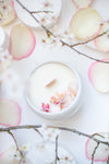 bougie fleurie fleur de cerisier parfumée paris organic cocoon