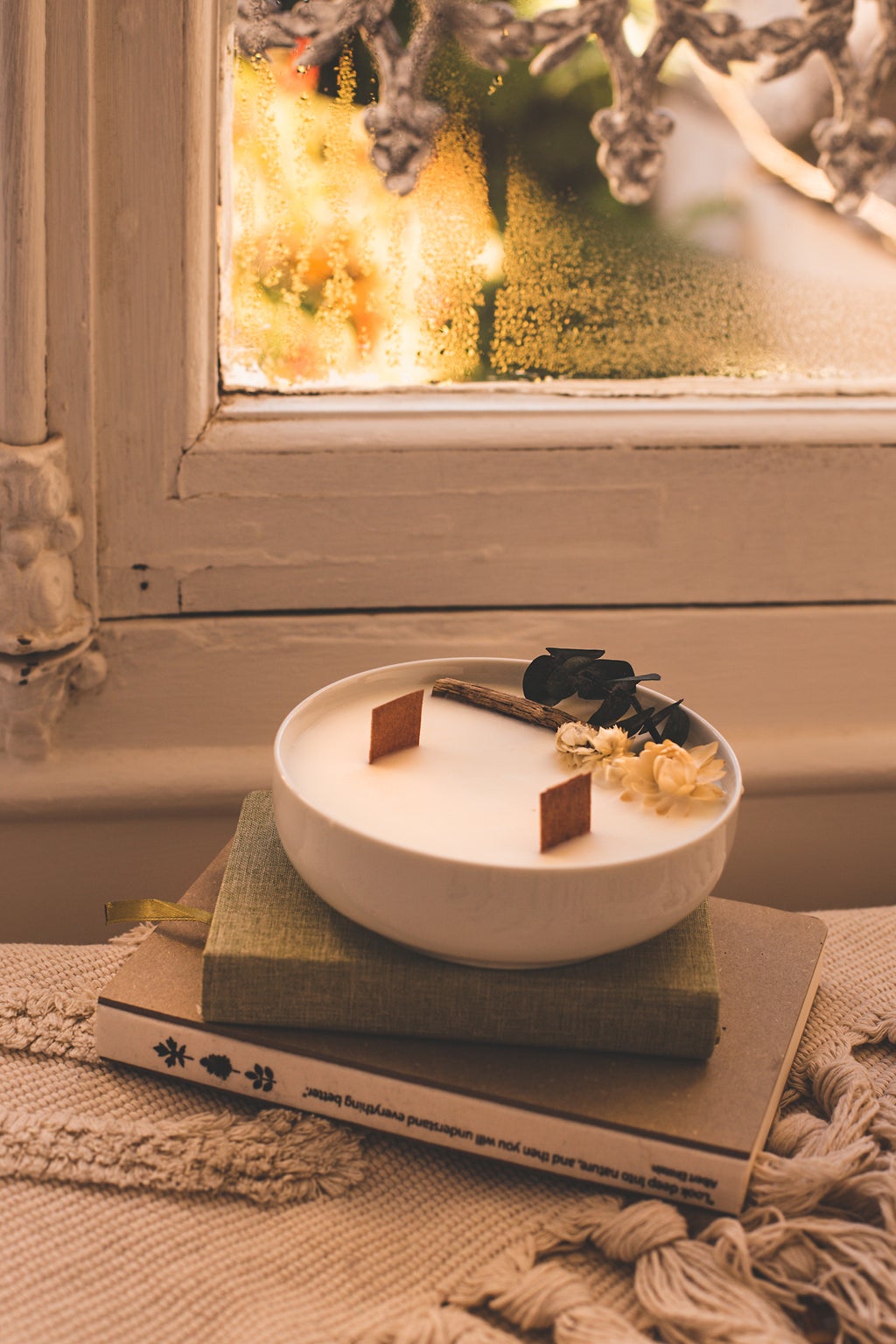 bougie fleurie eucalyptus aromathérapie organic cocoon paris