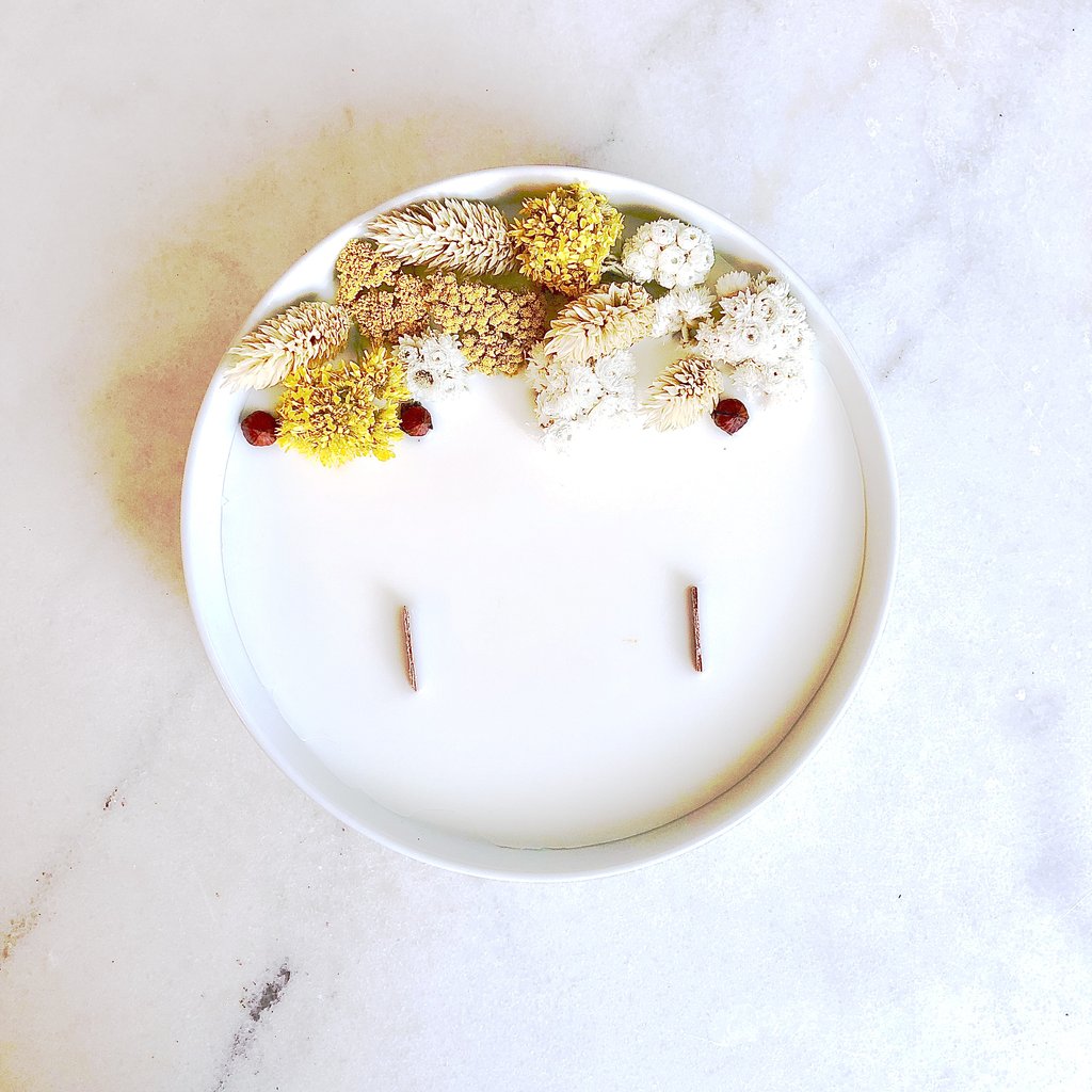 Bougie Fleurie Vanille organic cocoon paris bougie vanille