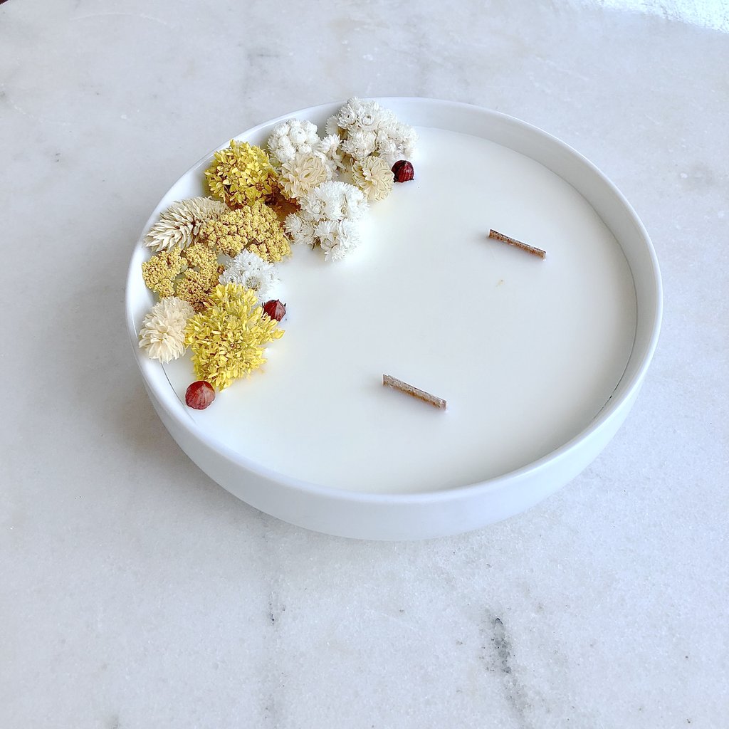 Bougie Fleurie Vanille organic cocoon paris bougie vanille grande bougie paris