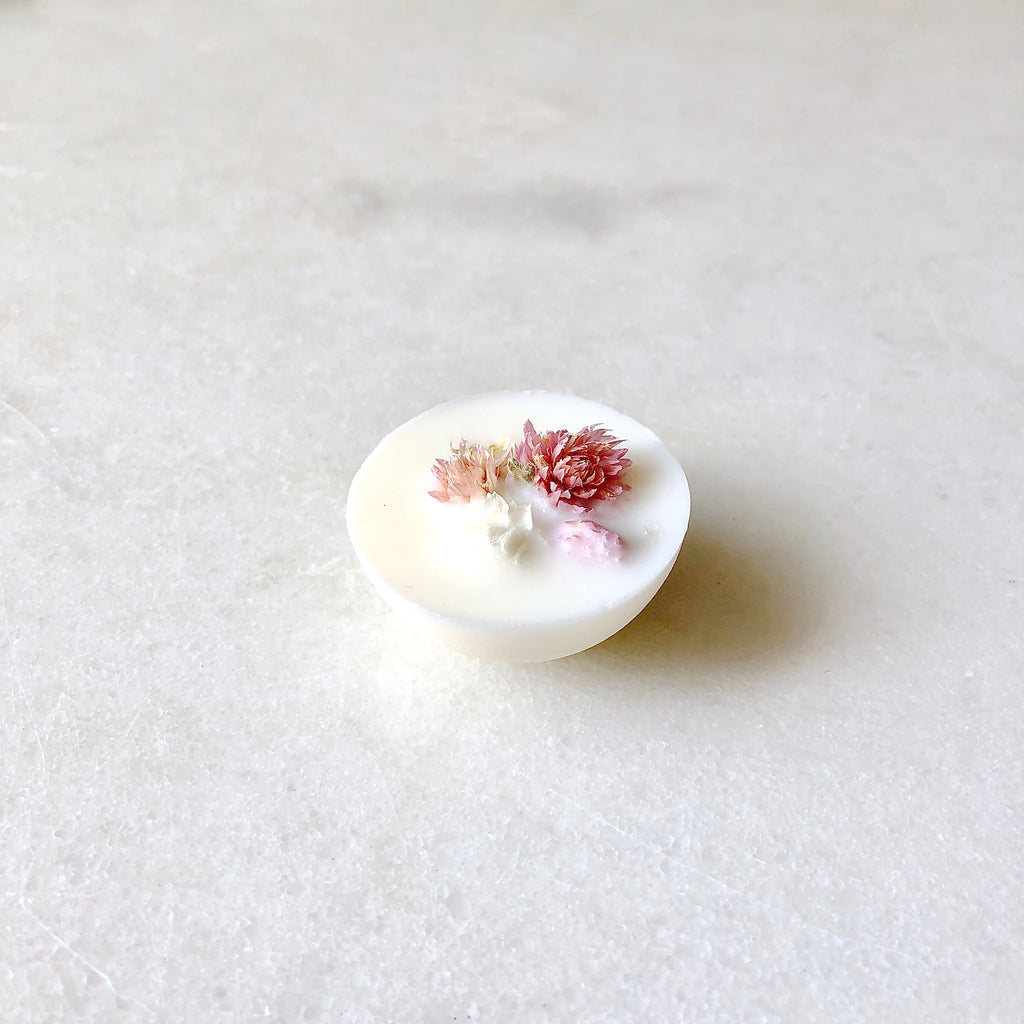 fondant parfumé bio jasmin organic cocoon fleurs séchées paris bougie