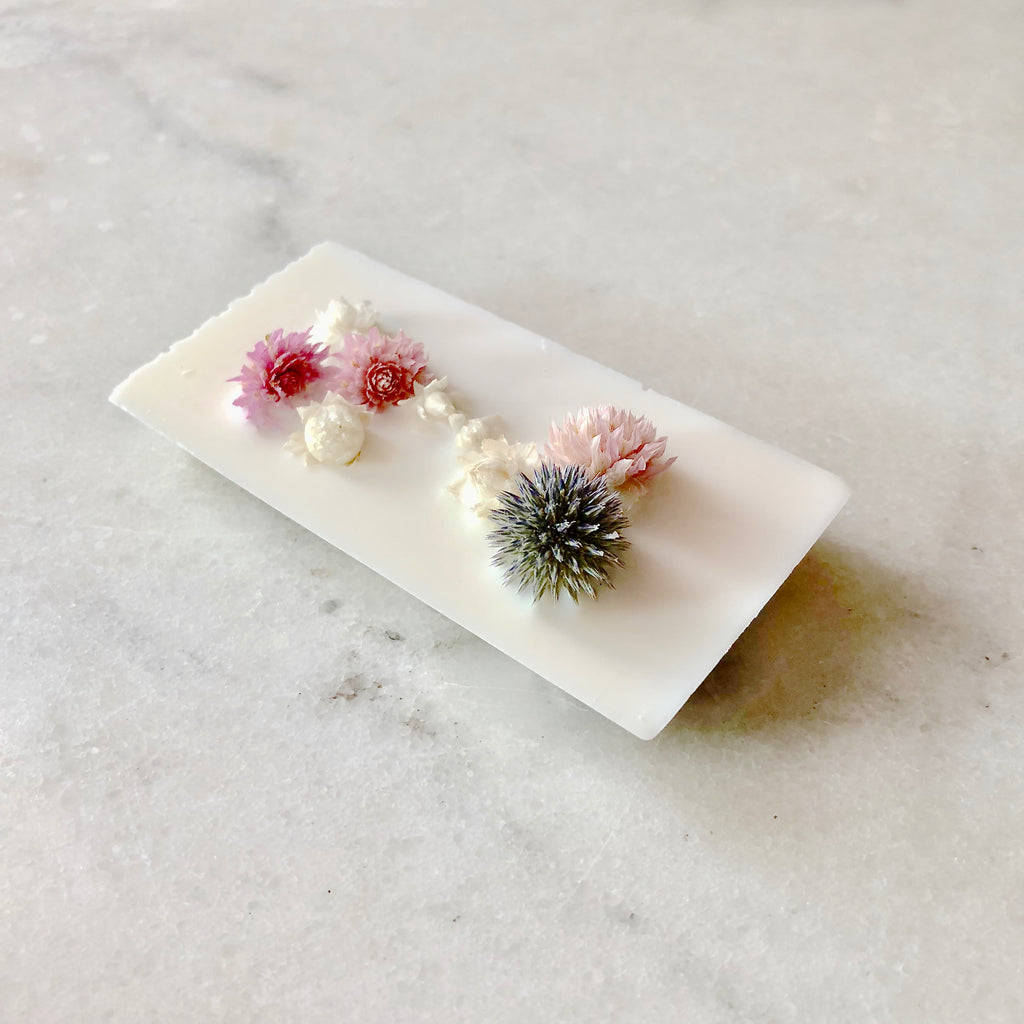 pastille parfumée bio jasmin organic cocoon fleurs séchées paris flower candle