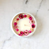 bougie fleurie écrin organic cocoon rose gold fleurs séchées