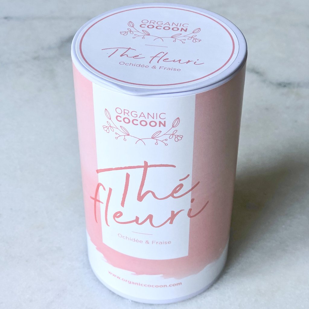 thé fleuri fraise orchidée biologique organic cocoon