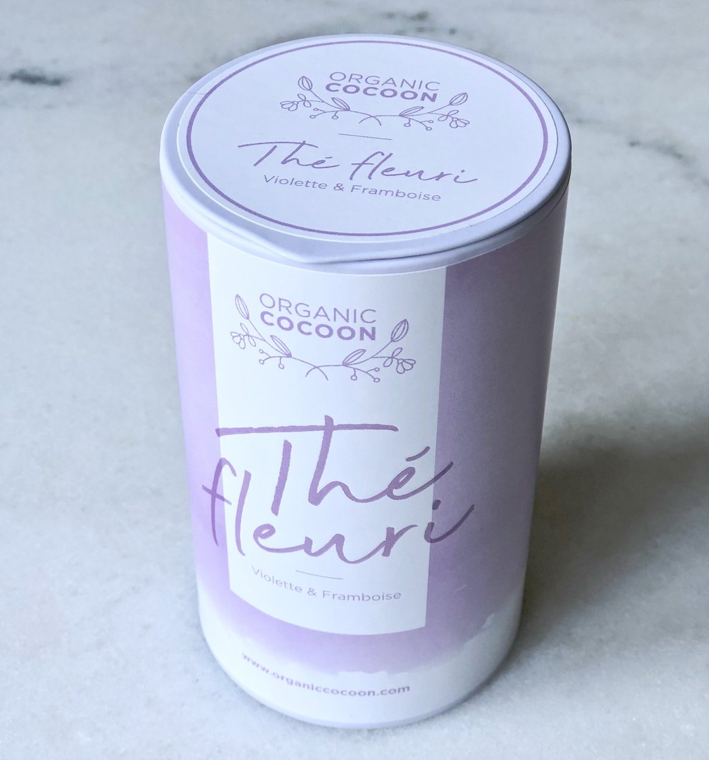 thé fleuri violette framboise biologique organic cocoon