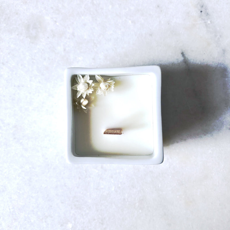 mini bougie de mariage bio vegan organic cocoon