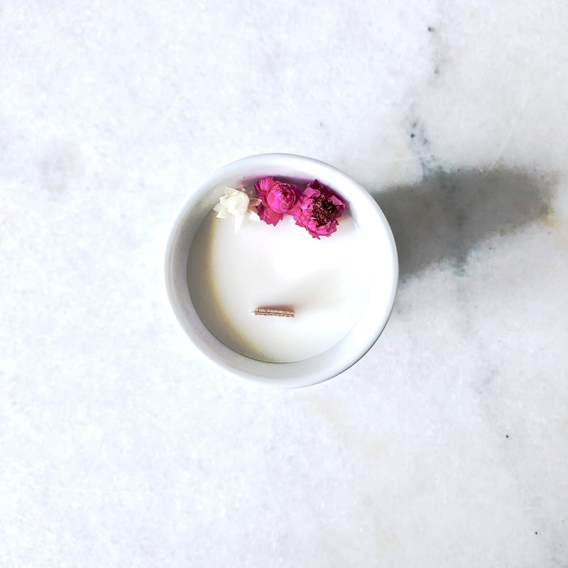 bougie de mariage organic cocoon