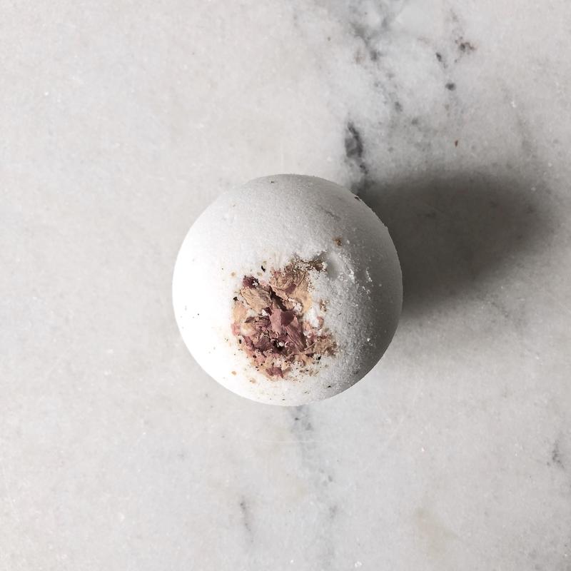 Boule de bain satin de rose organic cocoon