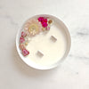 rose flower candle organic cocoon hygge lagom kinfolk
