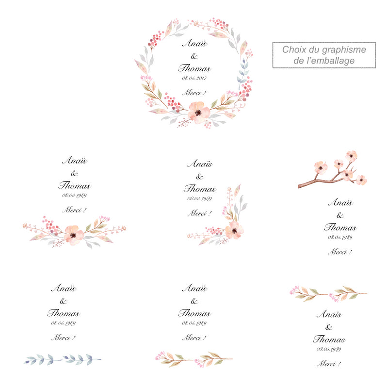 Cadeau Invité - Hortensia - Flower Candle - Dried Flowers - Bougie Fleurie - Bougie Bio Vegan - Bougie Paris Organic Cocoon