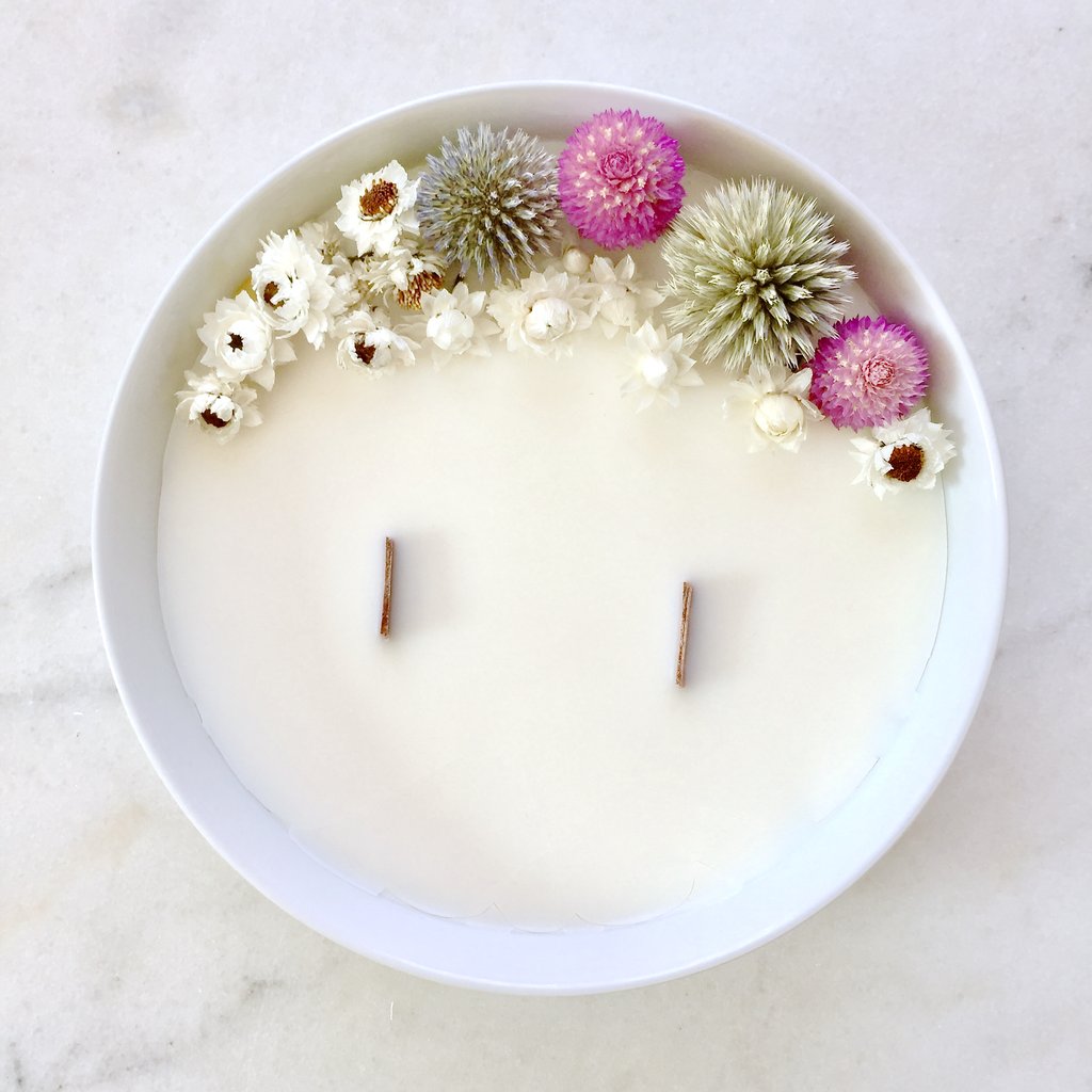 jasmine flower candle organic cocoon hygge lagom kinfolk bougie fleurie au jasmin made in paris fait main 