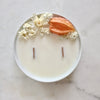 Bougie Fleurie à la Fleur d'Oranger - Moyenne - Flower Candle - Dried Flowers - Bougie Fleurie - Bougie Bio Vegan - Bougie Paris Organic Cocoon