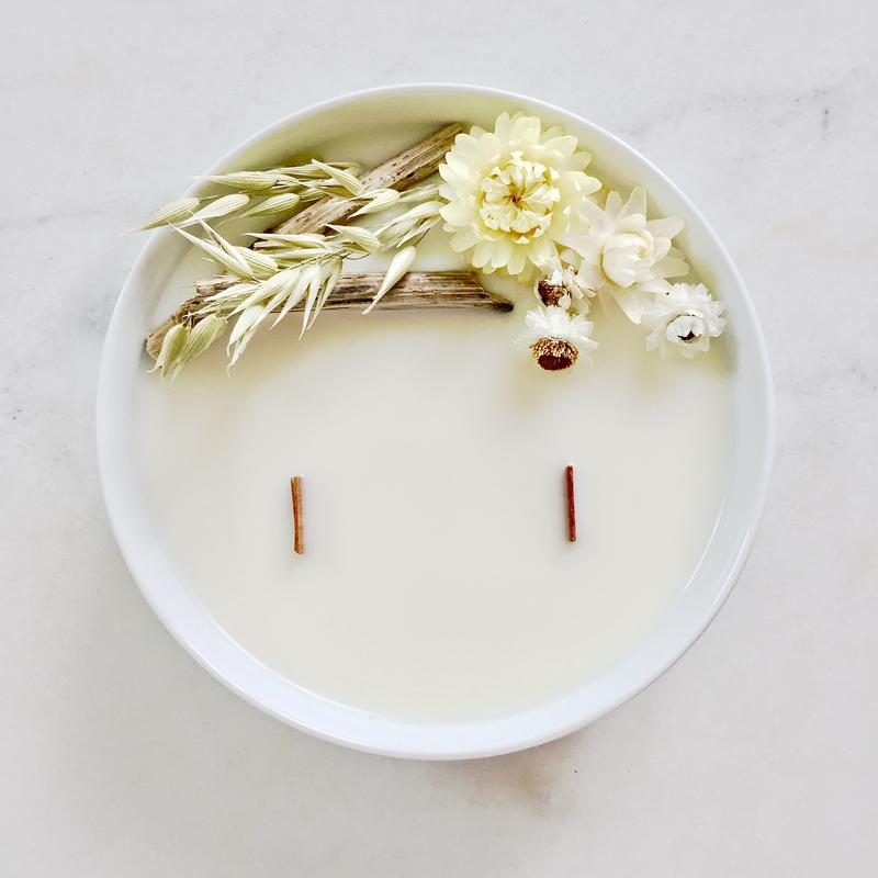 vetiver flower candle organic cocoon hygge lagom kinfolk