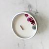 Bougie Fleurie à l'Ylang Ylang - Cocon - Flower Candle - Dried Flowers - Bougie Fleurie - Bougie Bio Vegan - Bougie Paris Organic Cocoon